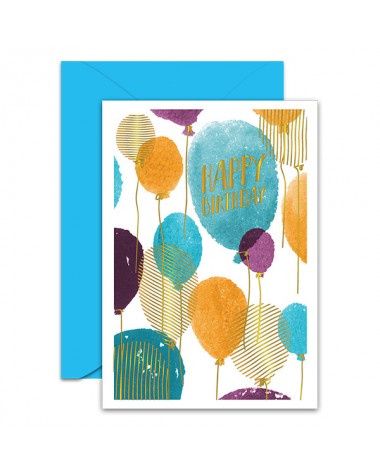Greeting Card - GC2916-HAL003 - Happy Birthday